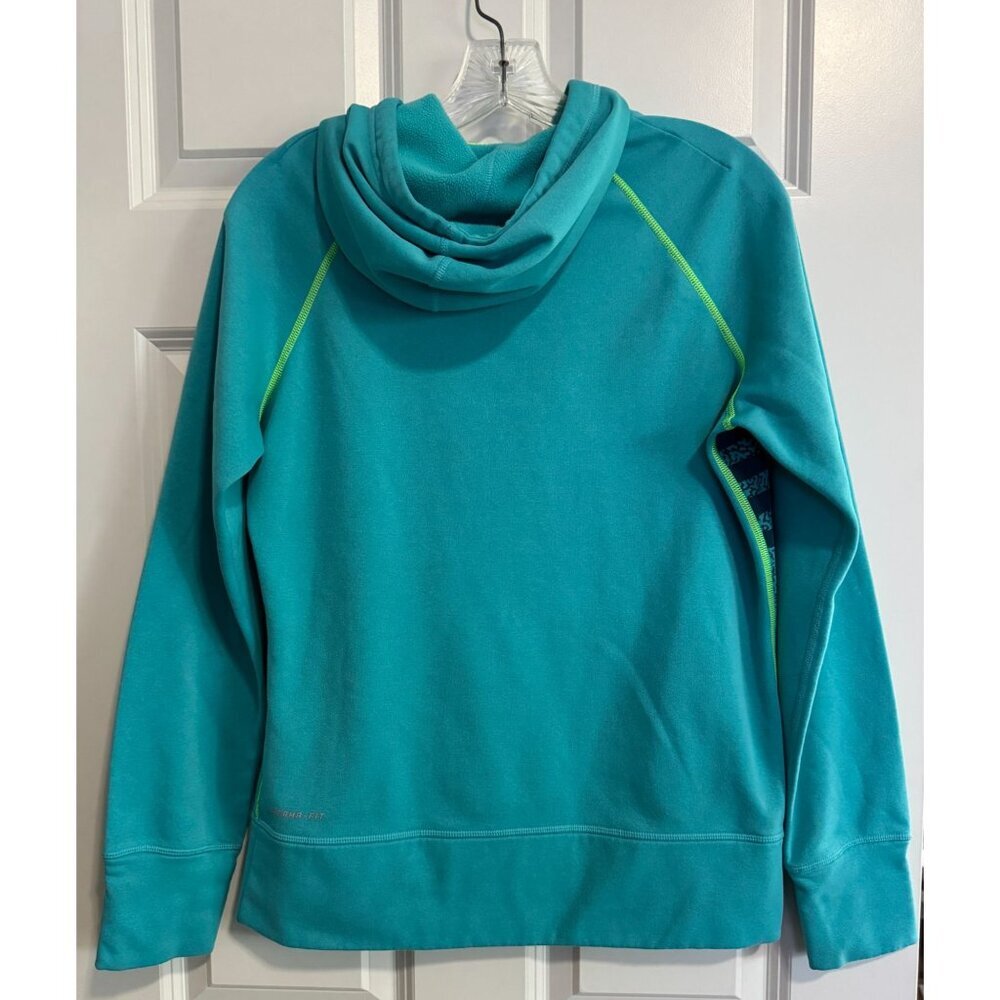 Nike Therma-Fit All Time Hoodie Sweatshirt 684674 Mezzo Teal Green Women's M - Picture 2 of 7